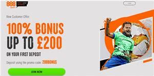 888sport Promotion Code 200BONUS .